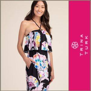 Trina Turk Seychelles Maxi Dress SZ Medium